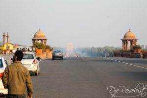 India-Gate in der Entfernung