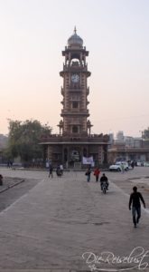 Der Clock Tower in Jodhpur am frühen Morgen