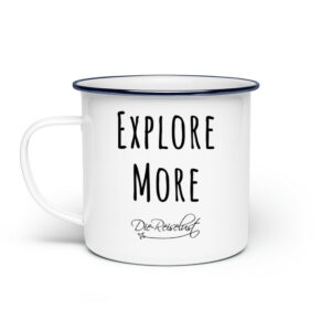 Explore More von Die Reiselust - Emaille Tasse-3