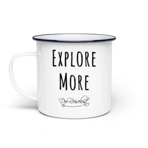 Explore More von Die Reiselust - Emaille Tasse-3