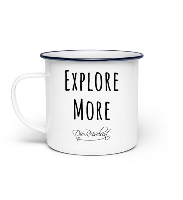 Explore More von Die Reiselust - Emaille Tasse-3