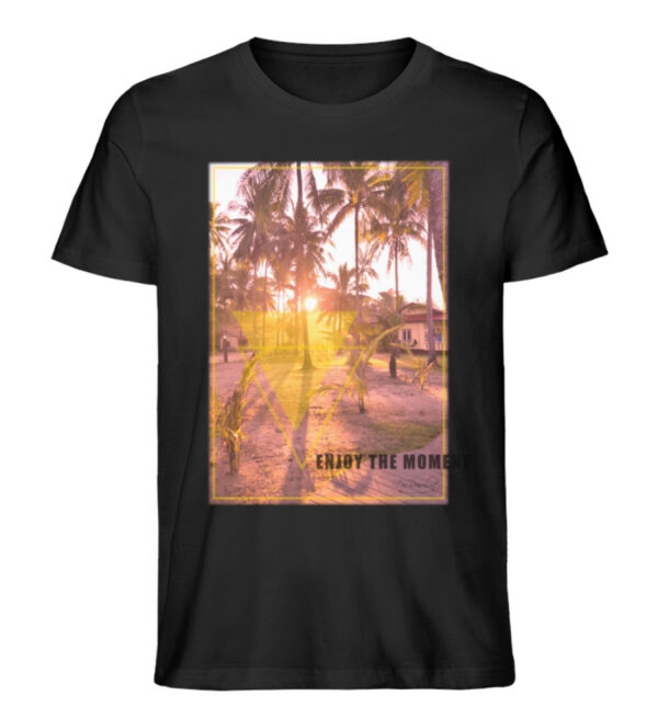 Enjoy the Moment Sunrise T-Shirt - Herren Premium Organic Shirt-16