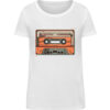 Retro Kassette auf T-Shirt - Damen Organic Shirt-3