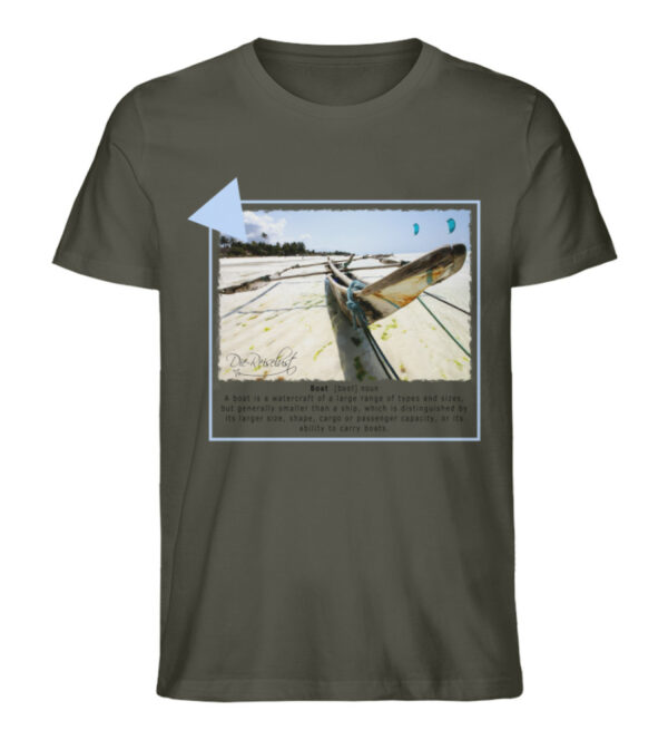 Sansibar - Reiseshirt mit einem Boot - Herren Premium Organic Shirt-7151