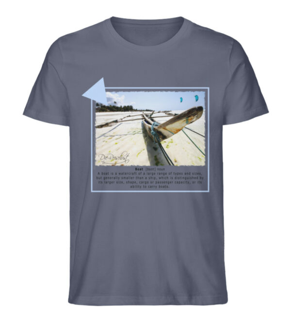 Sansibar - Reiseshirt mit einem Boot - Herren Premium Organic Shirt-7158
