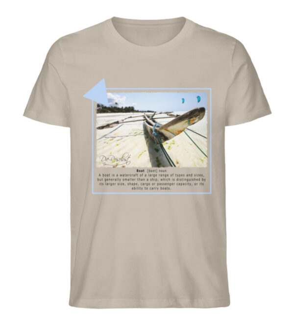 Sansibar - Reiseshirt mit einem Boot - Herren Premium Organic Shirt-7159