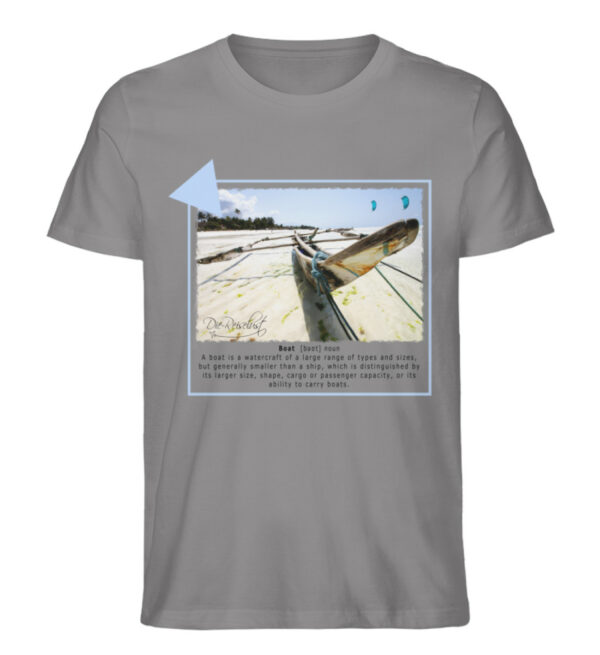 Sansibar - Reiseshirt mit einem Boot - Herren Premium Organic Shirt-7161