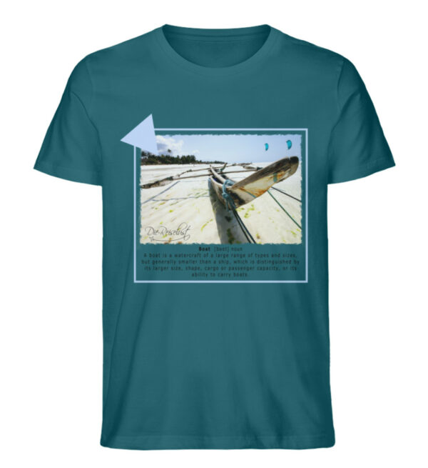Sansibar - Reiseshirt mit einem Boot - Herren Premium Organic Shirt-6889