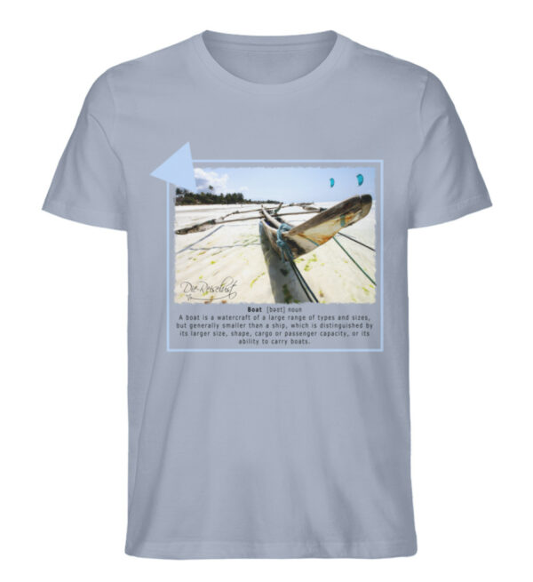 Sansibar - Reiseshirt mit einem Boot - Herren Premium Organic Shirt-7164