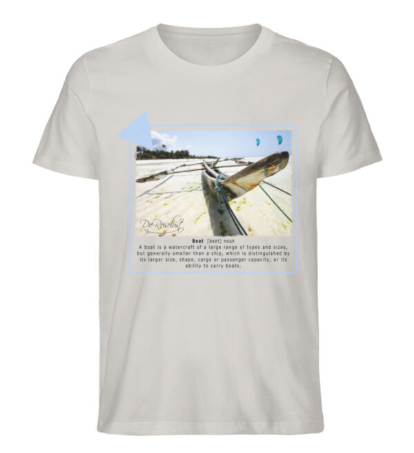 Sansibar - Reiseshirt mit einem Boot - Herren Premium Organic Shirt-7163