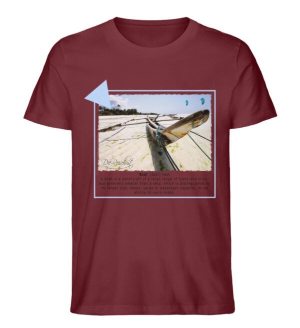 Sansibar - Reiseshirt mit einem Boot - Herren Premium Organic Shirt-6883