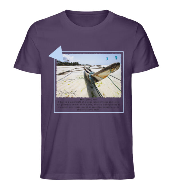 Sansibar - Reiseshirt mit einem Boot - Herren Premium Organic Shirt-6884