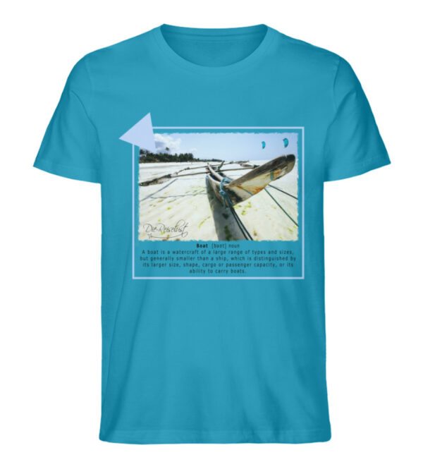 Sansibar - Reiseshirt mit einem Boot - Herren Premium Organic Shirt-6885