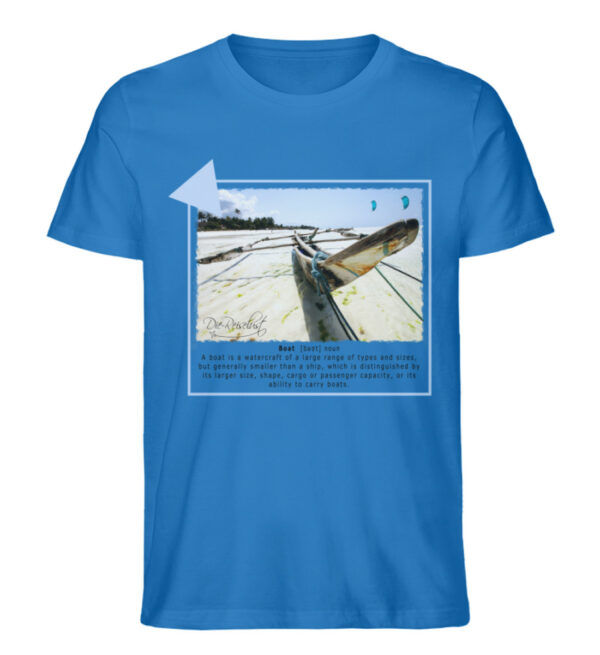 Sansibar - Reiseshirt mit einem Boot - Herren Premium Organic Shirt-6886