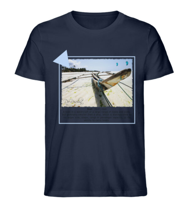 Sansibar - Reiseshirt mit einem Boot - Herren Premium Organic Shirt-6887