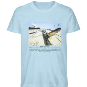 Sansibar - Reiseshirt mit einem Boot - Herren Premium Organic Shirt-6888