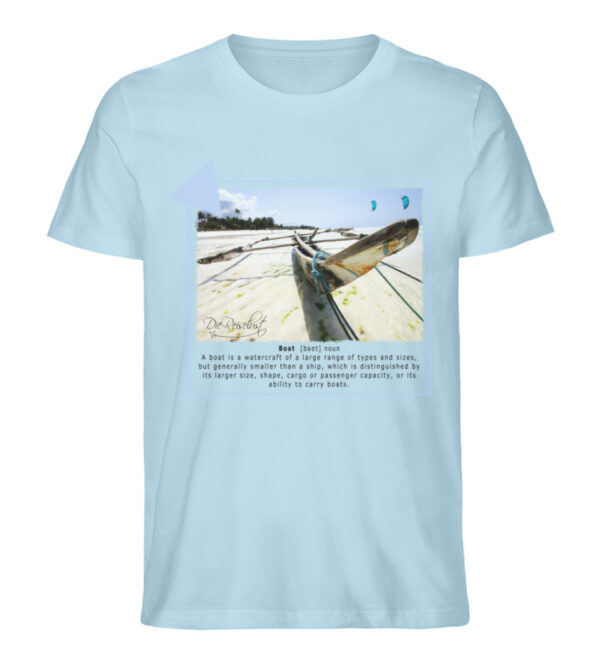 Sansibar - Reiseshirt mit einem Boot - Herren Premium Organic Shirt-6888