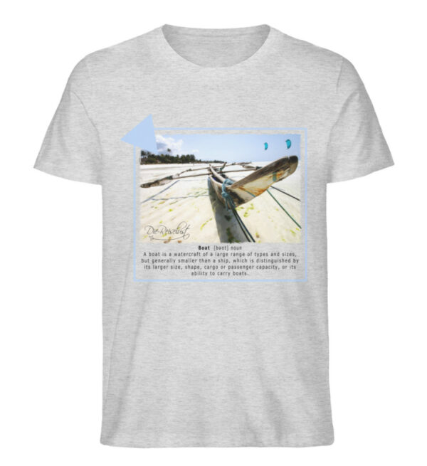 Sansibar - Reiseshirt mit einem Boot - Herren Premium Organic Shirt-6892