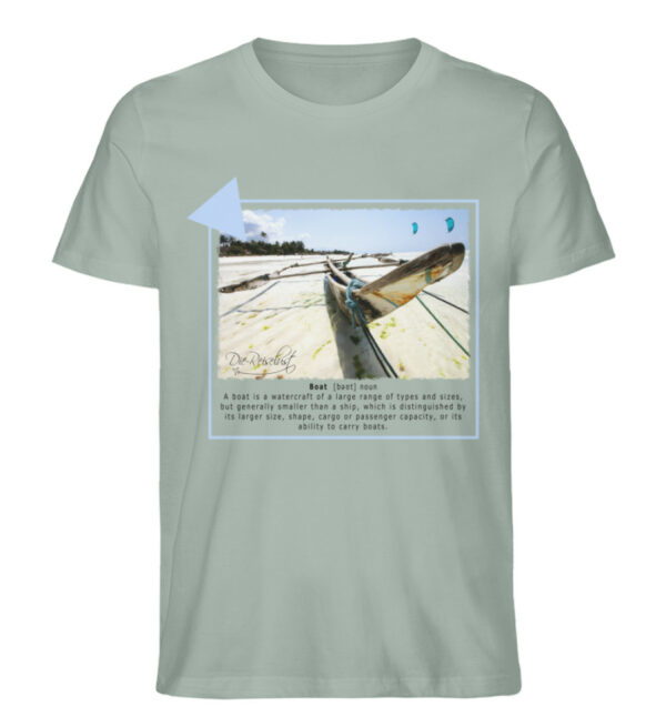 Sansibar - Reiseshirt mit einem Boot - Herren Premium Organic Shirt-7216