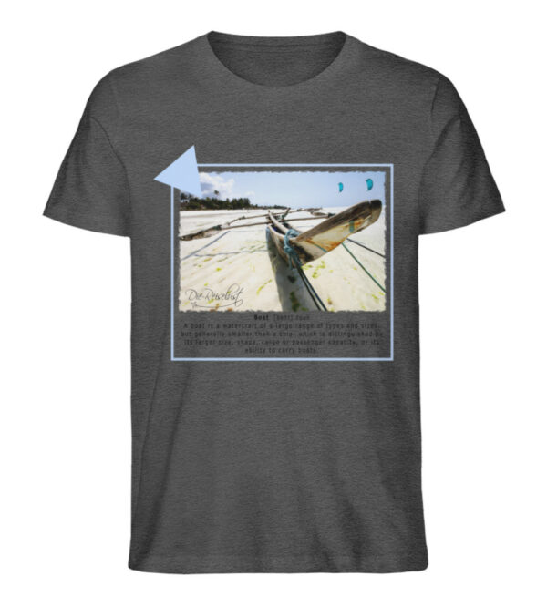 Sansibar - Reiseshirt mit einem Boot - Herren Premium Organic Shirt-6898