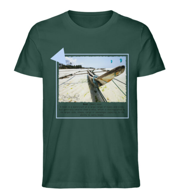 Sansibar - Reiseshirt mit einem Boot - Herren Premium Organic Shirt-7112