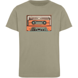 Retro Kassette auf T-Shirt - Kinder Organic T-Shirt-651