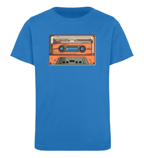 Retro Kassette auf T-Shirt - Kinder Organic T-Shirt-6886