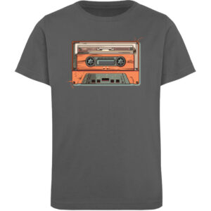 Retro Kassette auf T-Shirt - Kinder Organic T-Shirt-6896