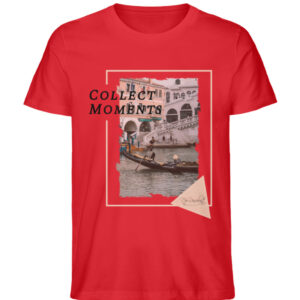 Venedig Gondelshirt - Collect Moments - Herren Premium Organic Shirt-6882