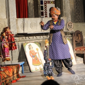 Puppentheater beim Bagore ki haveli Puppenspiel Bagore ki haveli