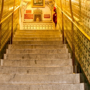 Aufgang zum Museum City-Palace Treppen zum Museum City-Palace