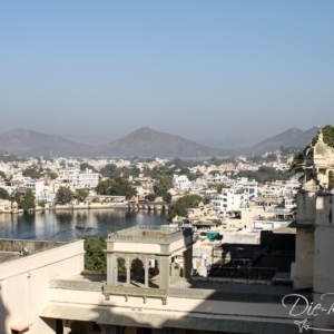 Blick aus dem City-Palace über Udaipur Blick über die Stadt Udaipur