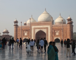 Nebengebäude des Taj Mahals Nebengebäude des Taj Mahals