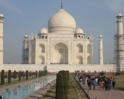 Herrlicher Blick auf das Taj Mahal in Agra Taj Mahal in Agra