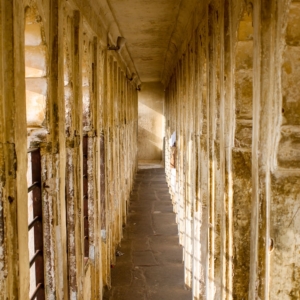 Gang im Meherangarh Fort