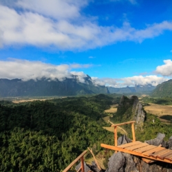 Reiseberichte von Die Reiselust - Aussichtsplattform in Vang Vieng