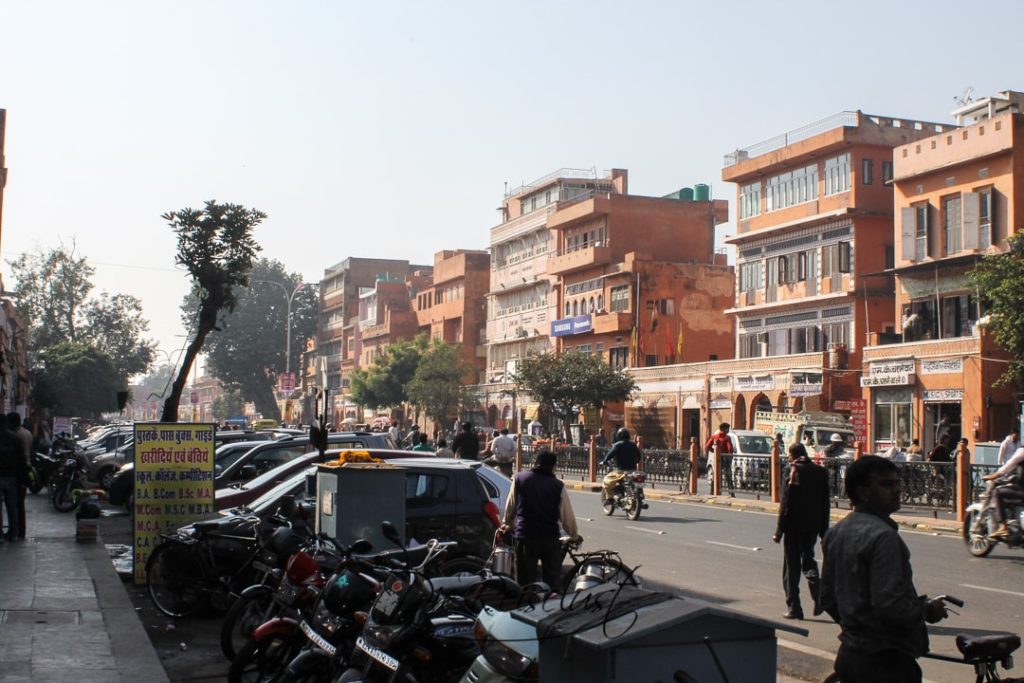 In den Straßen von Jaipur ist immer etwas los