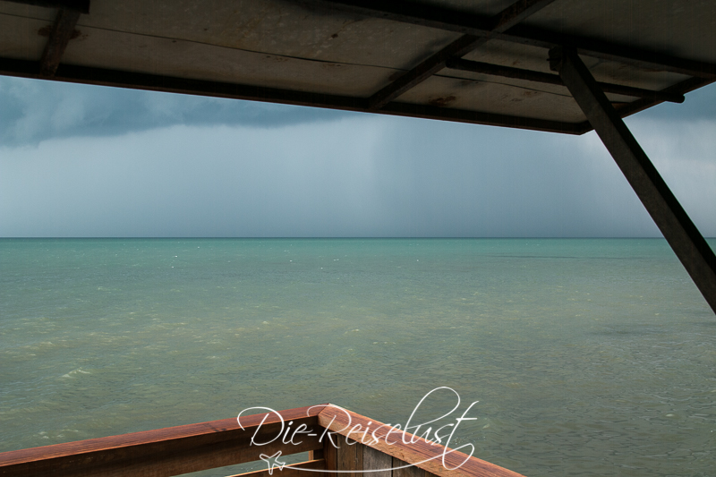 Schlechtes Wetter in Kampot