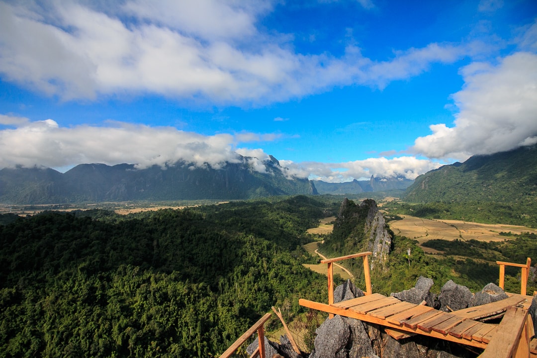 Reiseberichte von Die Reiselust - Aussichtsplattform in Vang Vieng