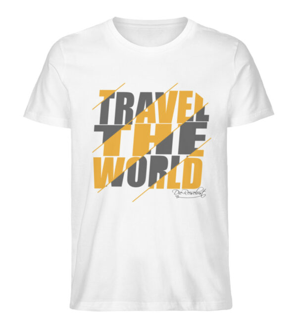 Travel the World T-Shirt - Herren Premium Organic Shirt-3