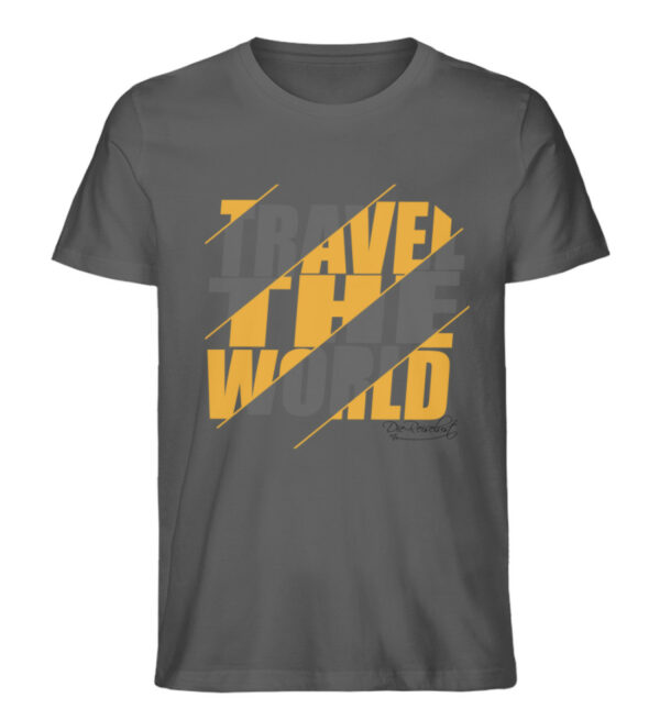 Travel the World T-Shirt - Herren Premium Organic Shirt-6896