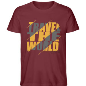 Travel the World T-Shirt - Herren Premium Organic Shirt-6883