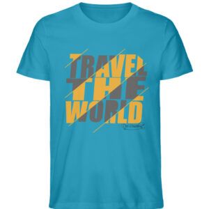 Travel the World T-Shirt - Herren Premium Organic Shirt-6885
