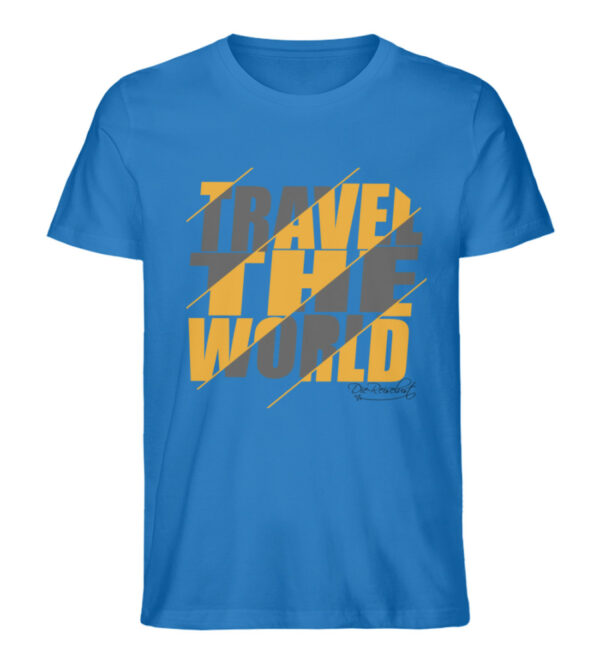 Travel the World T-Shirt - Herren Premium Organic Shirt-6886