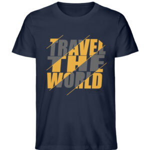 Travel the World T-Shirt - Herren Premium Organic Shirt-6887