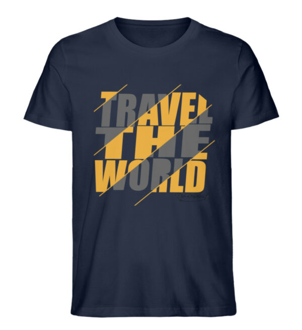 Travel the World T-Shirt - Herren Premium Organic Shirt-6887