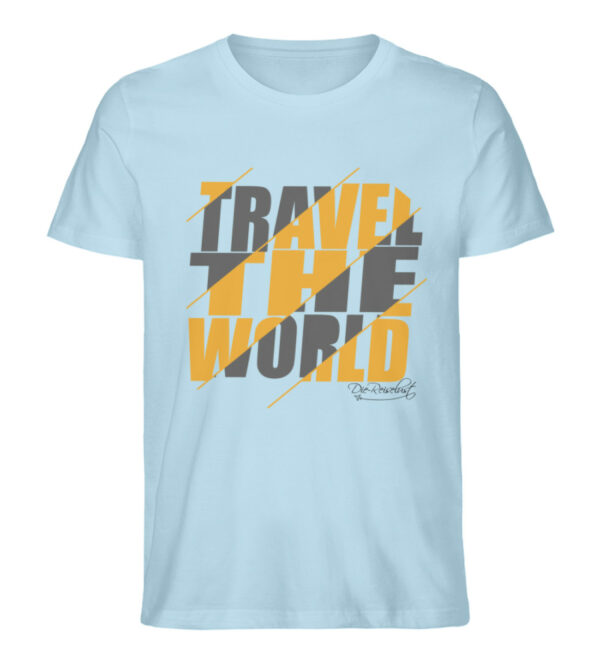 Travel the World T-Shirt - Herren Premium Organic Shirt-6888