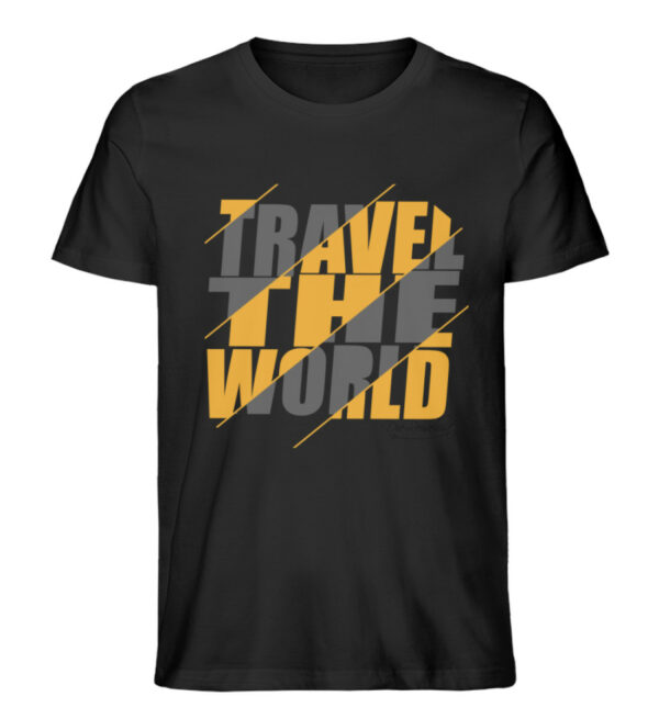 Travel the World T-Shirt - Herren Premium Organic Shirt-16