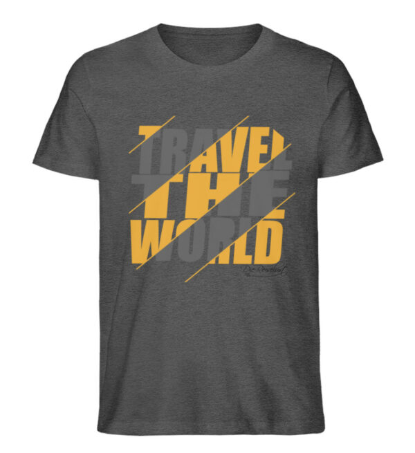 Travel the World T-Shirt - Herren Premium Organic Shirt-6898