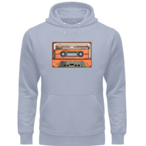 Retro Kassette auf T-Shirt - Unisex Organic Hoodie-7164